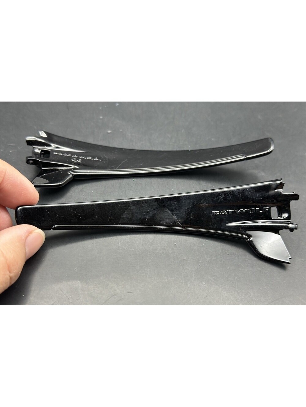 Oakley Batwolf OEM Polished Black Replacement Arms - Picture 6 of 7